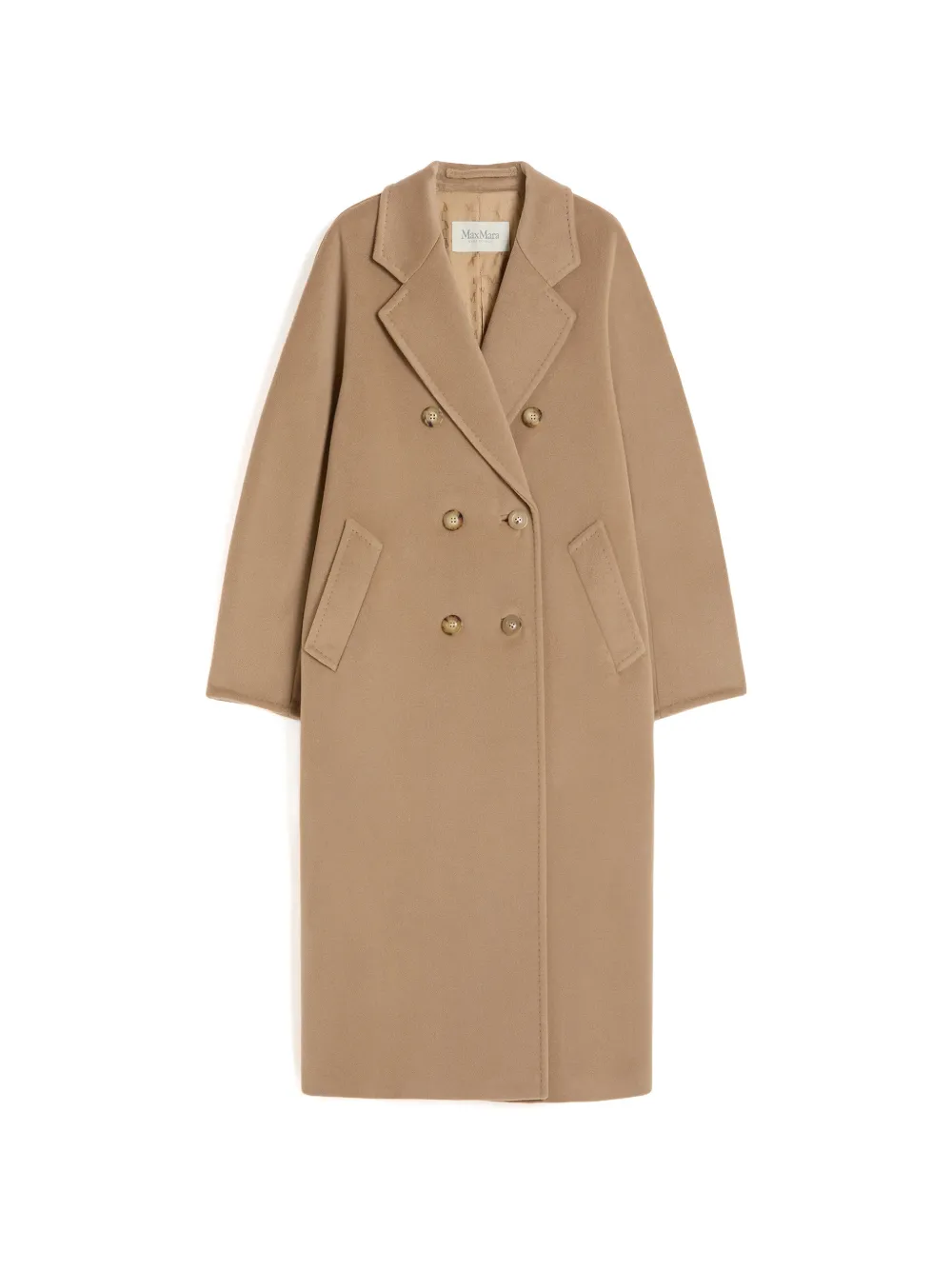 Max Mara double-breasted notch-lapel coat - Brown