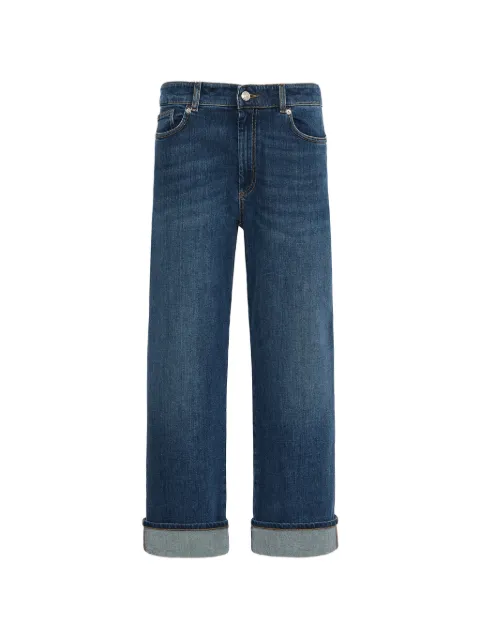 Sportmax jeans con dobladillo vuelto