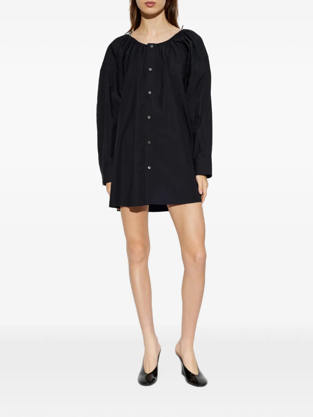 Alexander Wang Off-shoulder mini-jurk Zwart