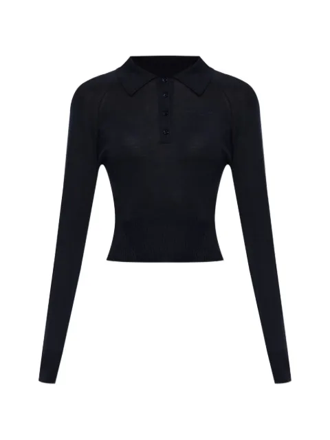 Givenchy playera tipo polo con logo bordado