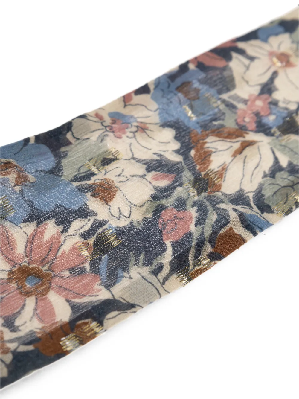 Valentino Garavani Sjaal met bloemenprint Beige