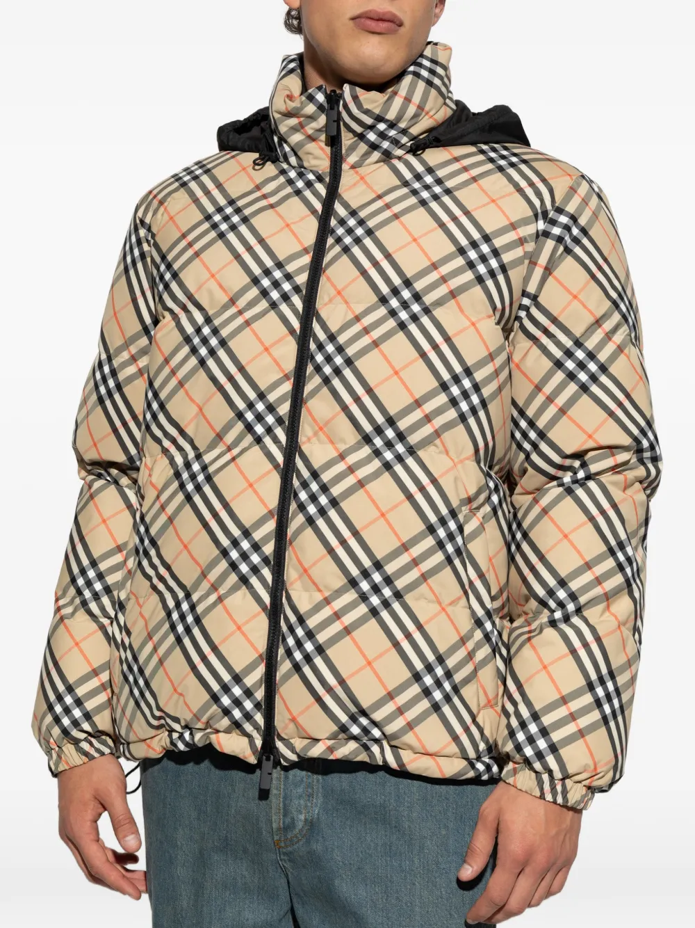 Burberry Snowdon omkeerbaar gewatteerd jack Beige
