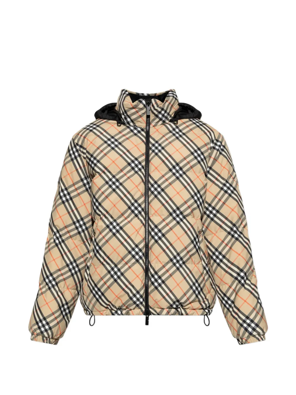 Burberry Check-pattern reversible jacket | Neutrals | Image 1