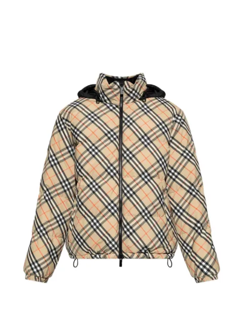 Burberry Check-pattern reversible jacket