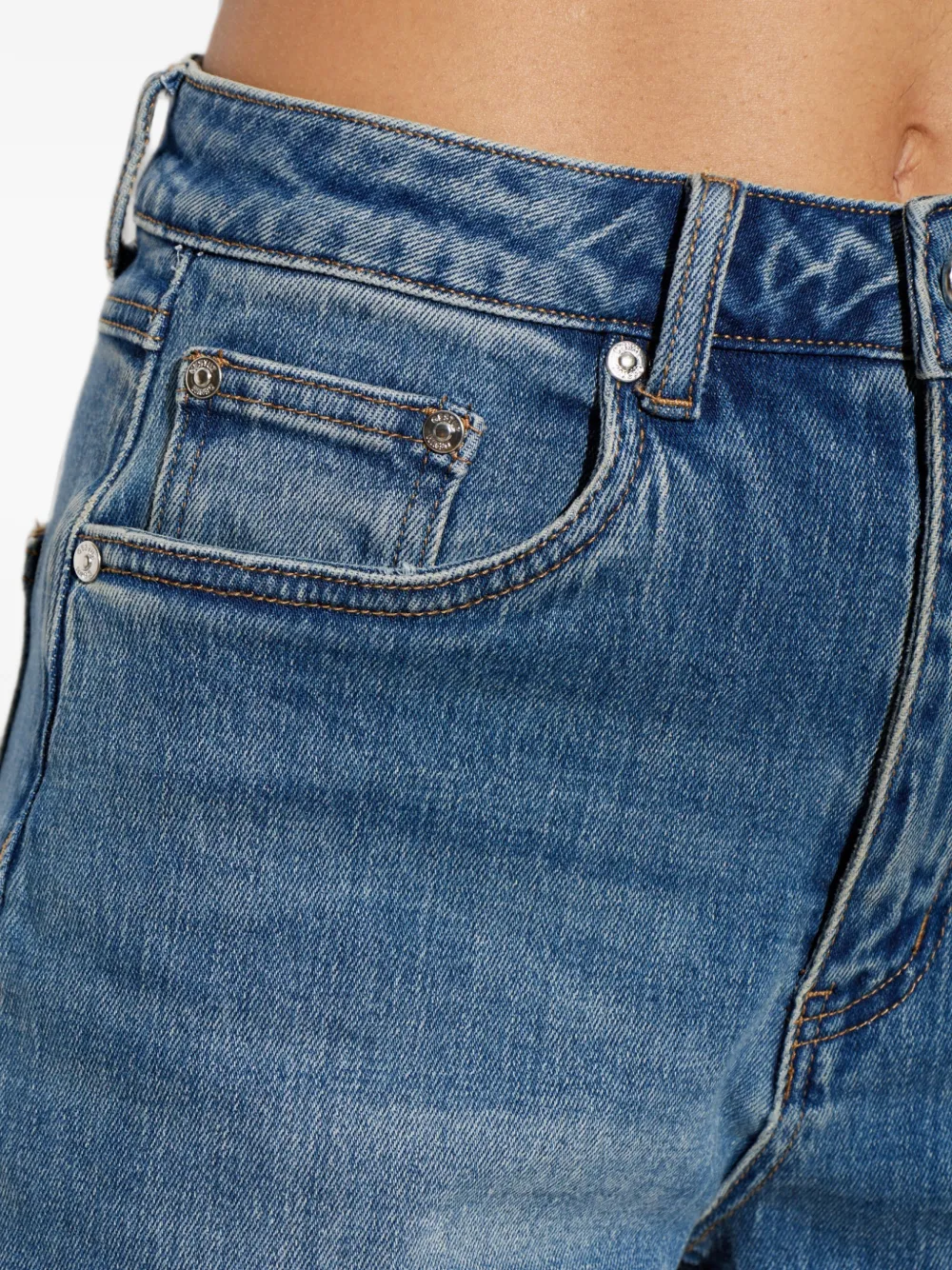 Gestuz Gajade straight jeans Blauw