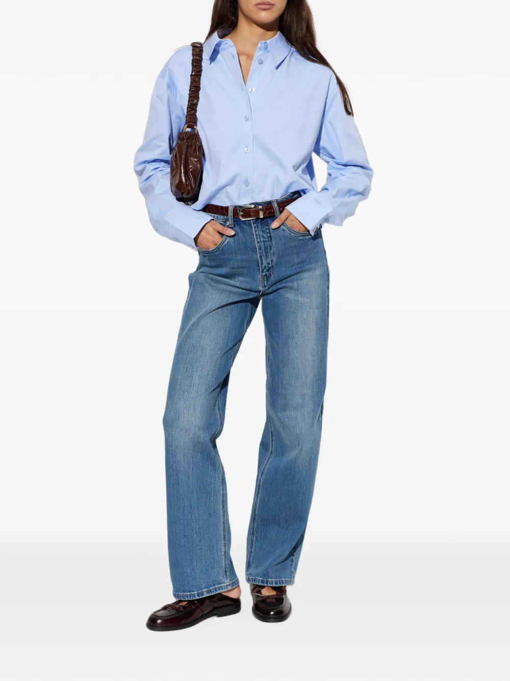 Gestuz Gajade straight jeans Blauw