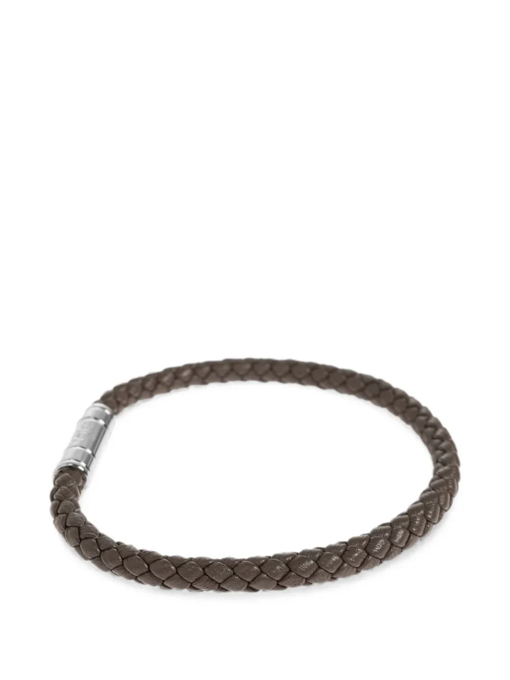 TOM FORD braided leather bracelet - Brown