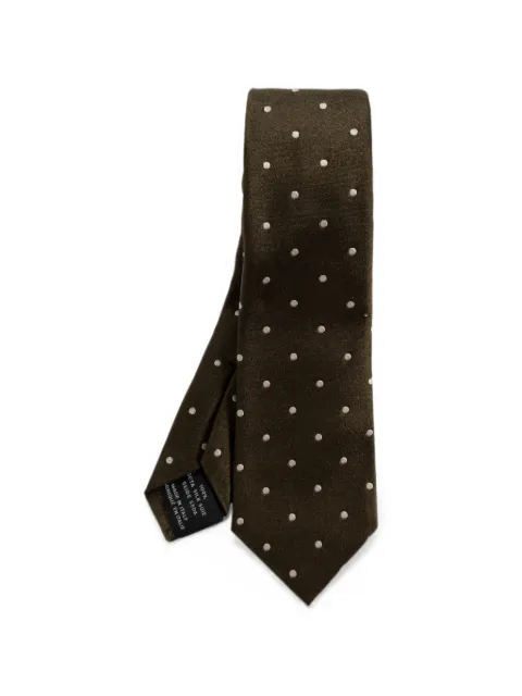 TOM FORD polka-dot silk tie