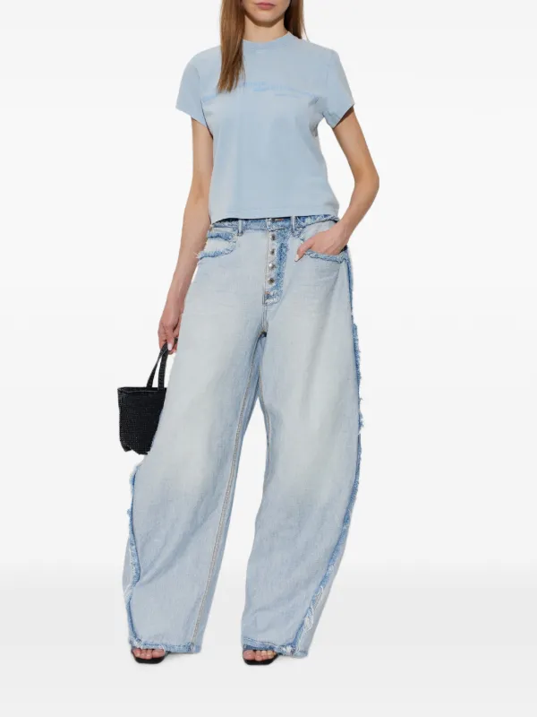 Alexander Wang ロゴ Tシャツ | ブルー | FARFETCH JP