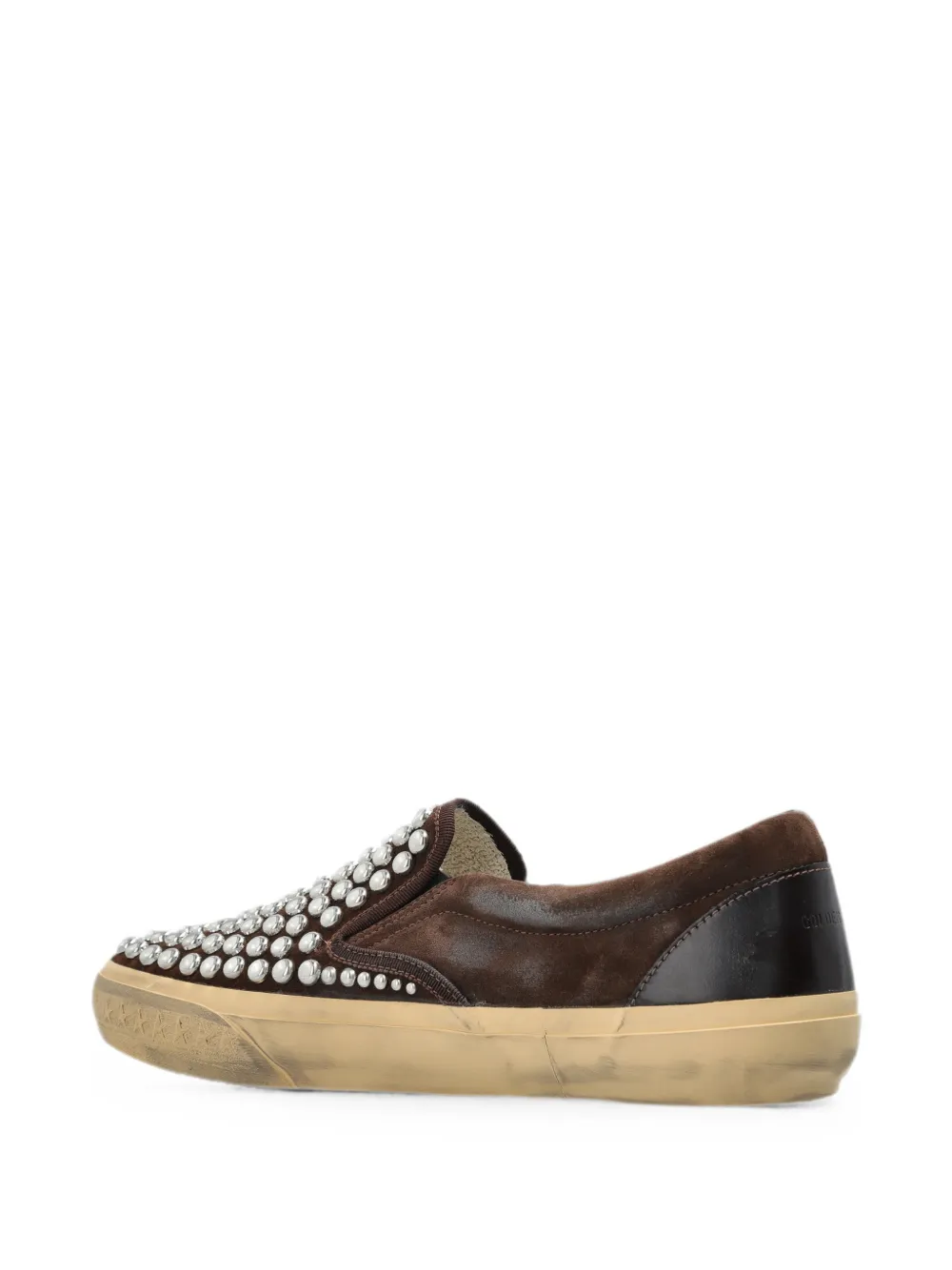 Golden Goose VCE sneakers met studs Bruin