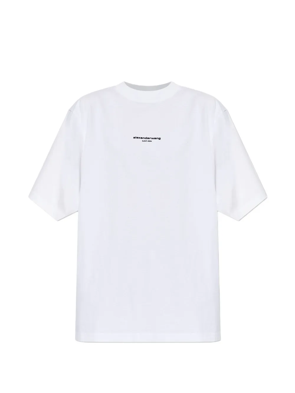 Alexander Wang logo-print crew-neck T-shirt - Bianco