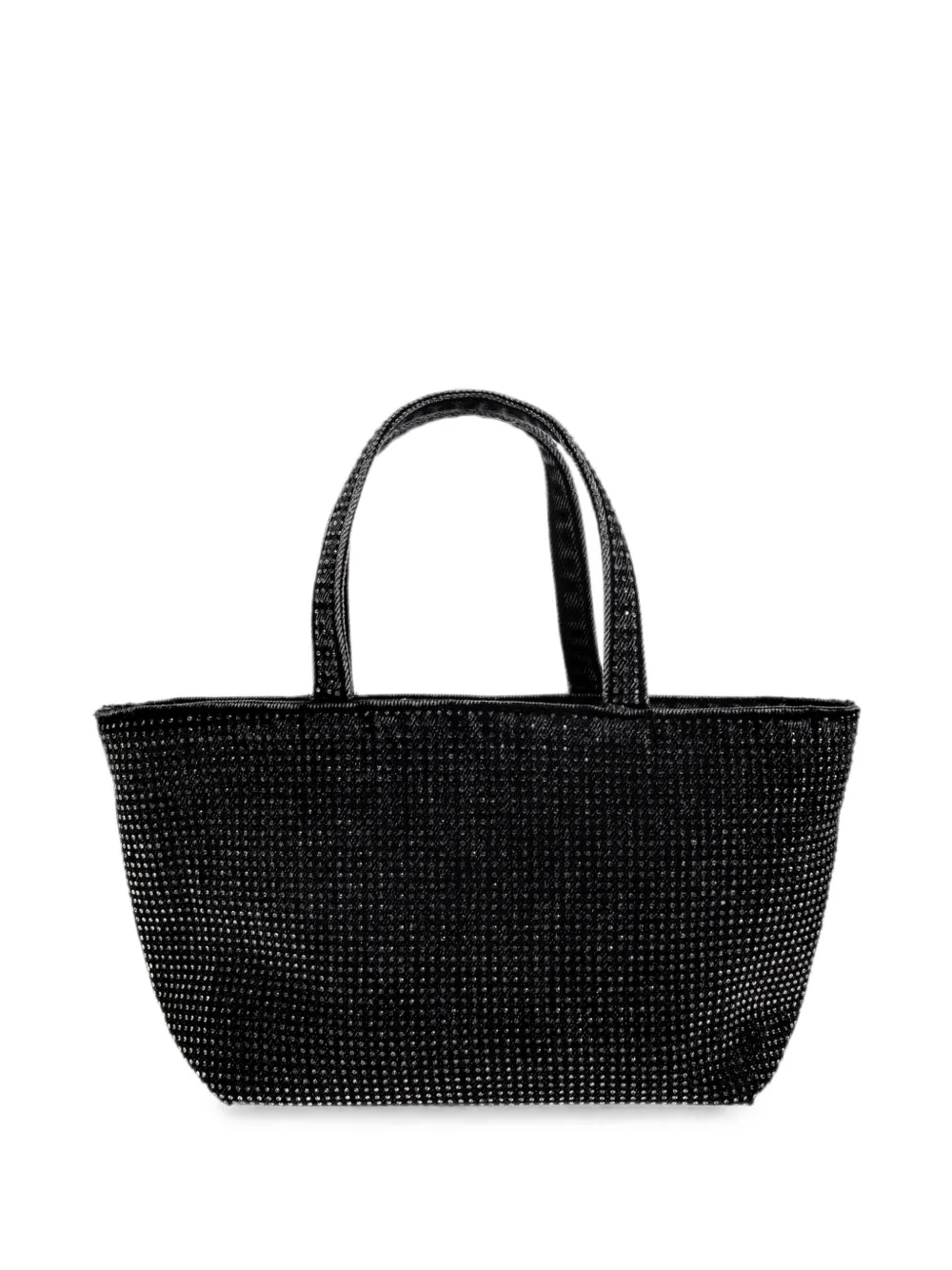 Alexander Wang Denim shopper verfraaid met kristallen Zwart