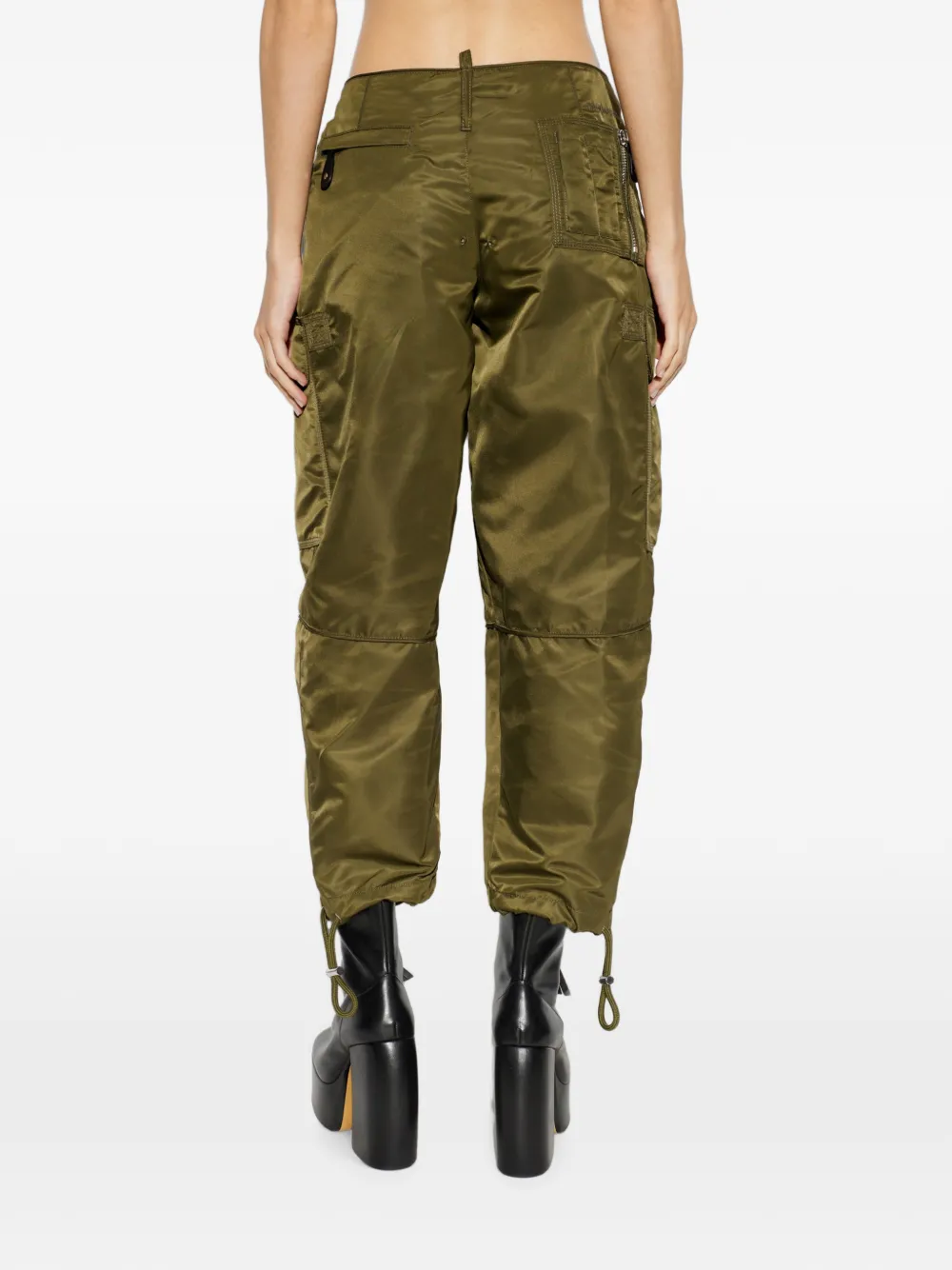 DSQUARED2 Asymmetrische cargo broek Groen