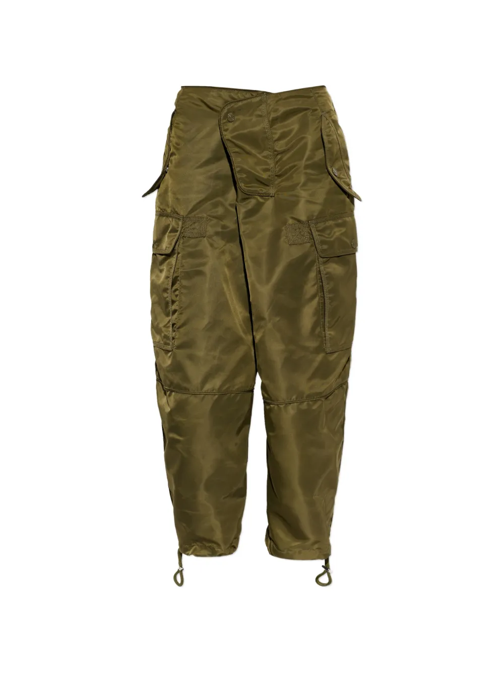 Dsquared2 Asymmetric Cargo Pants In Green