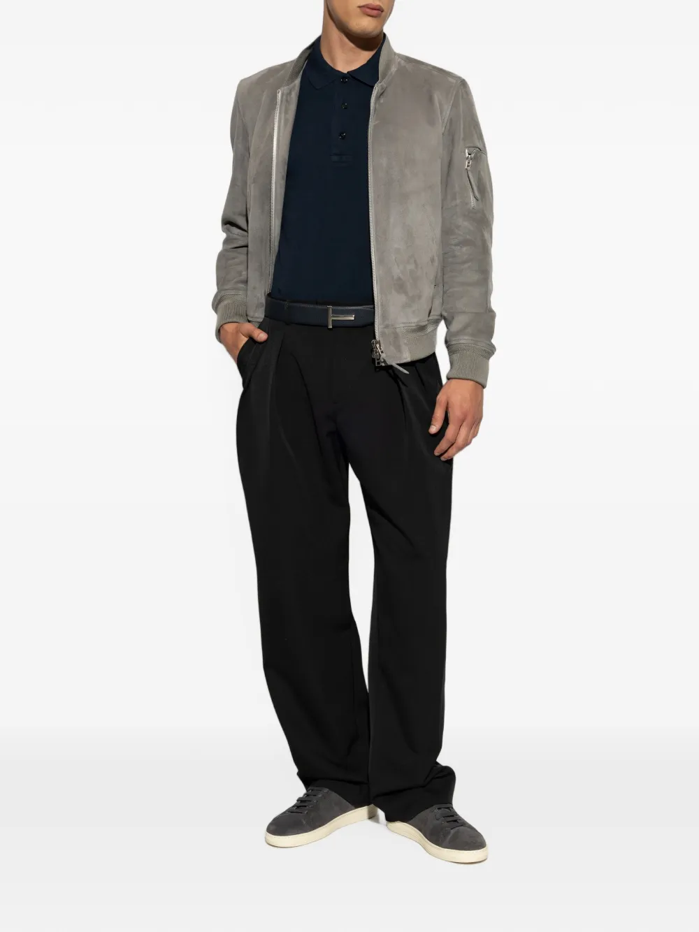 TOM FORD Poloshirt met korte mouwen Blauw