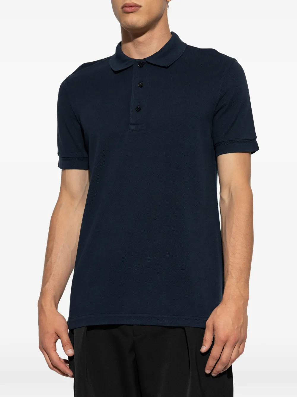 TOM FORD Poloshirt met korte mouwen Blauw