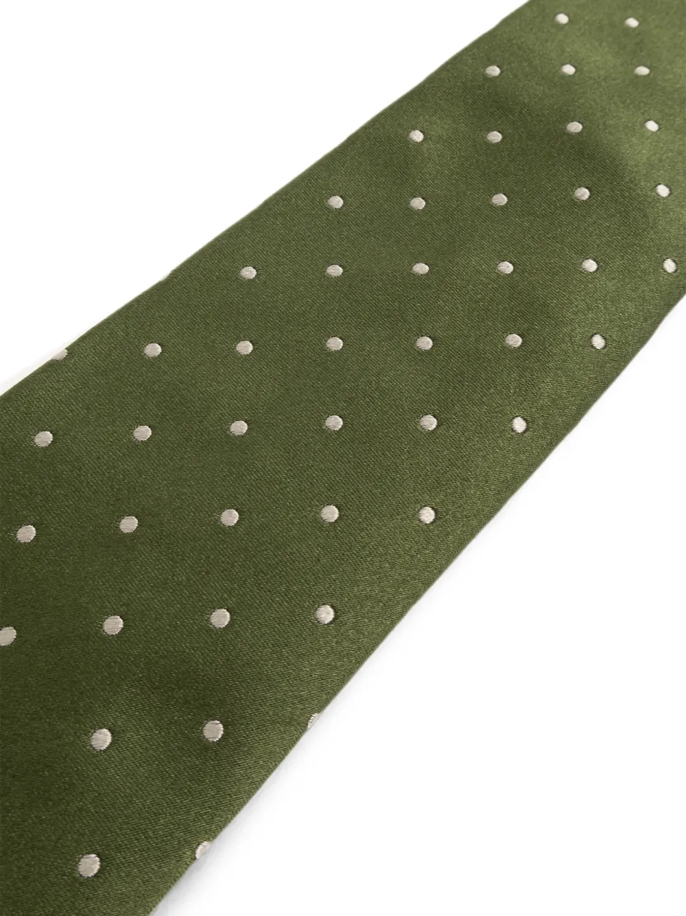 TOM FORD Stropdas met stippen Groen
