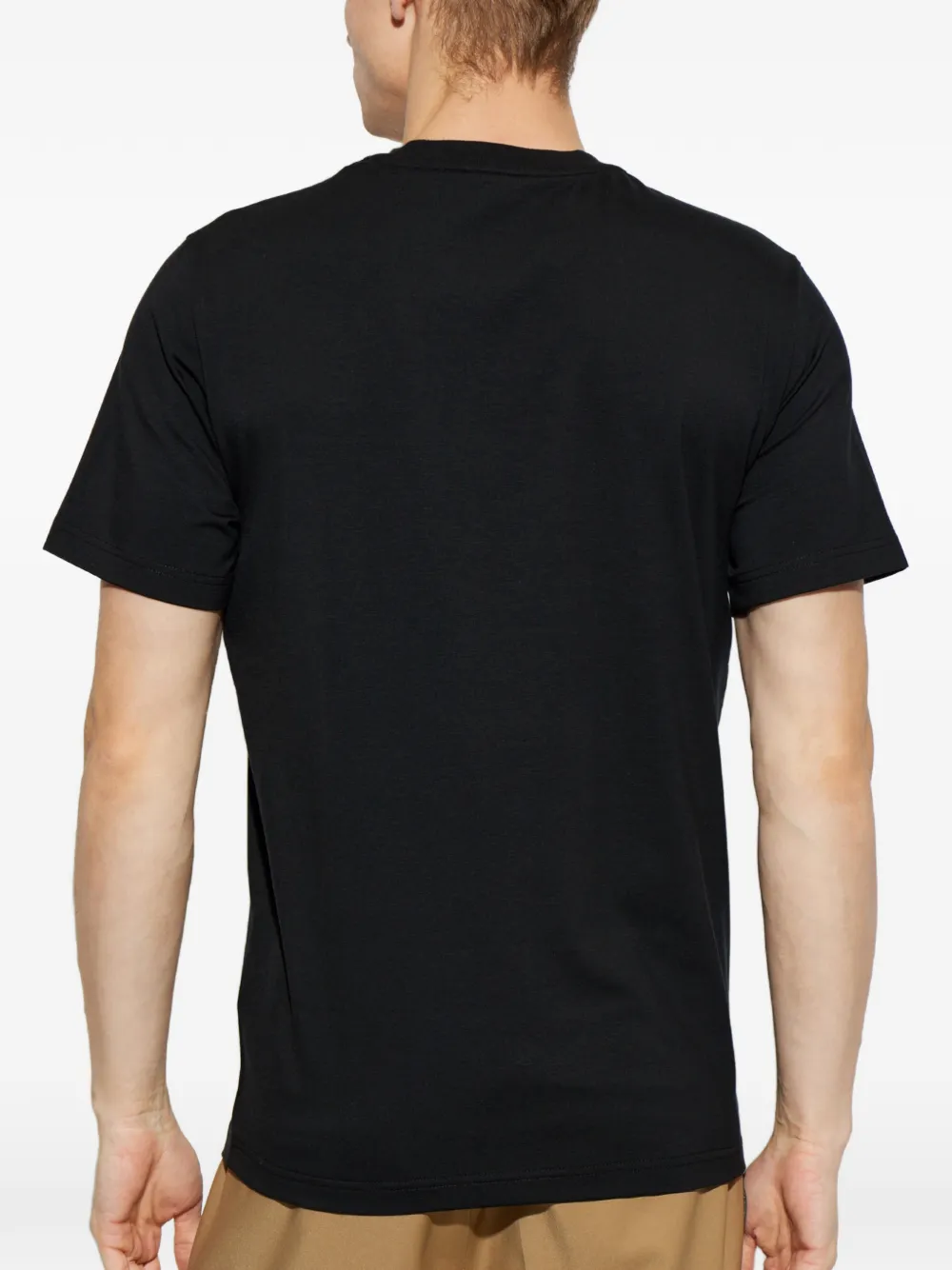 Moncler T-shirt met logopatch Zwart