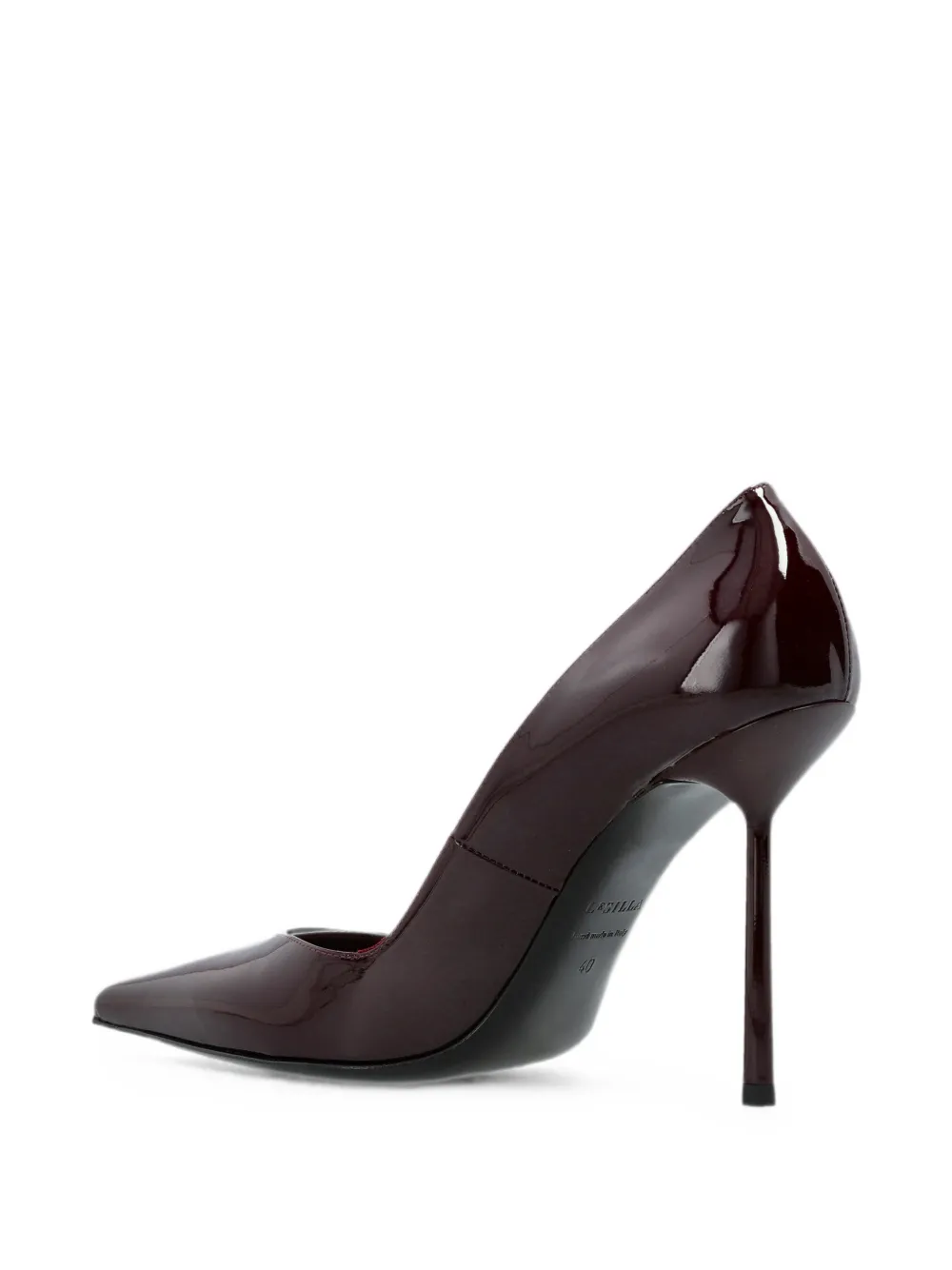 Le Silla Vivienne patent leather pumps Bruin