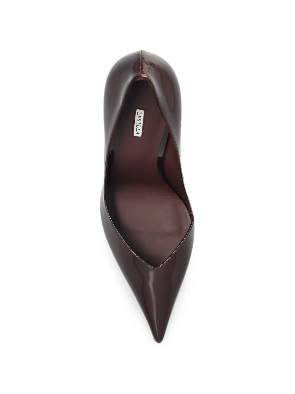 Le Silla Vivienne patent leather pumps Bruin