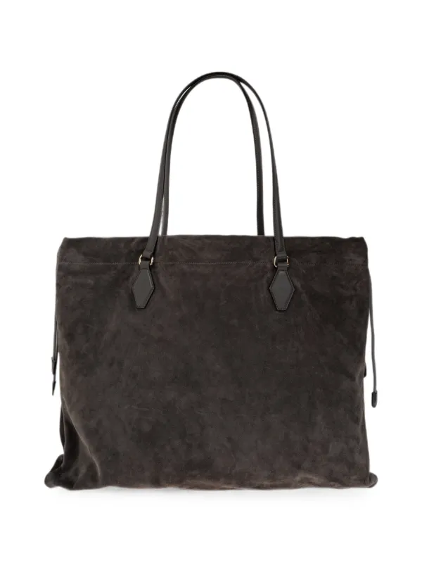 Jimmy Choo スエード ハンドバッグ | グレー | FARFETCH JP