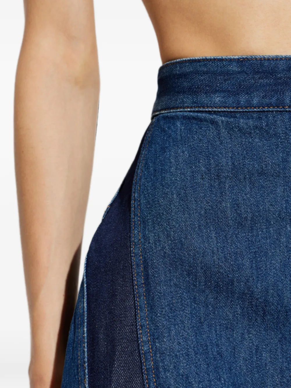 Givenchy Cocoon denim mini-rok Blauw