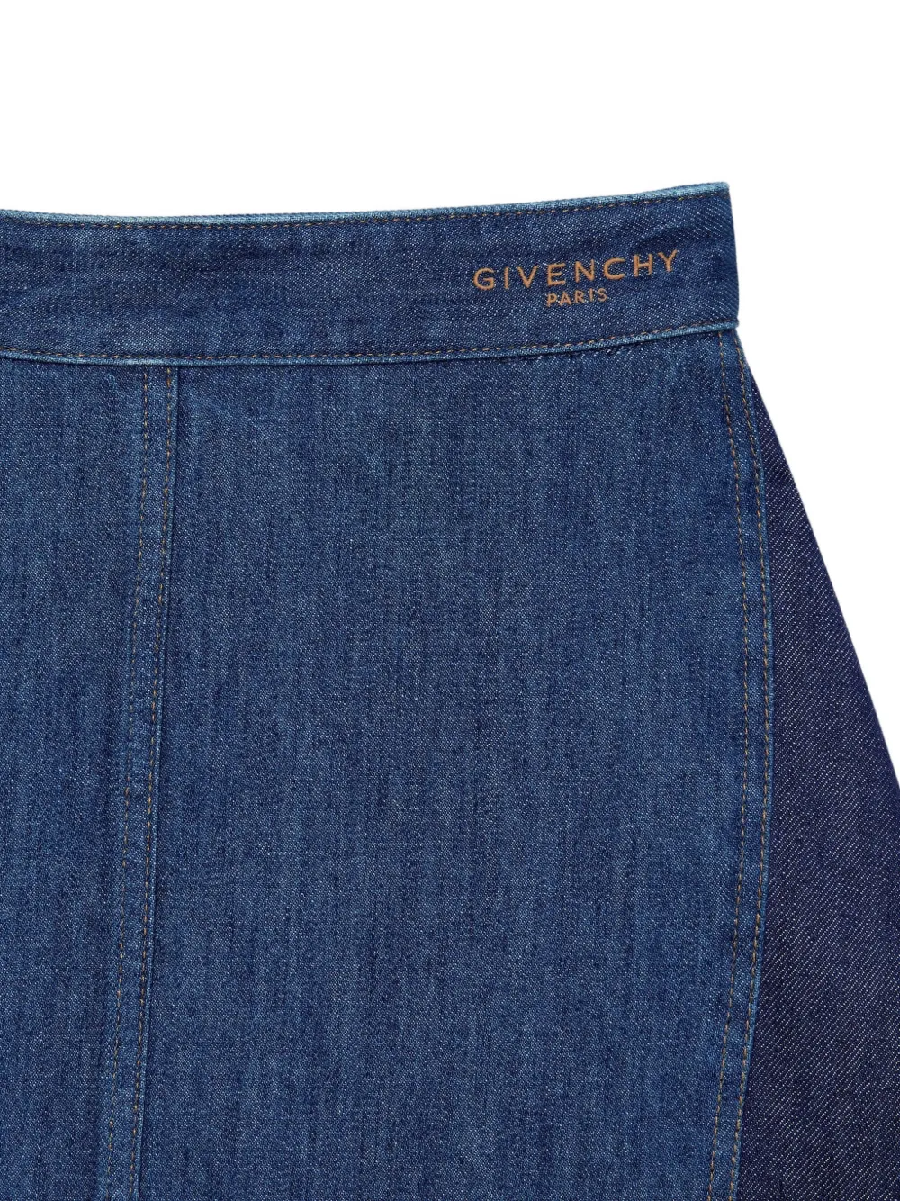Givenchy Cocoon denim mini-rok Blauw