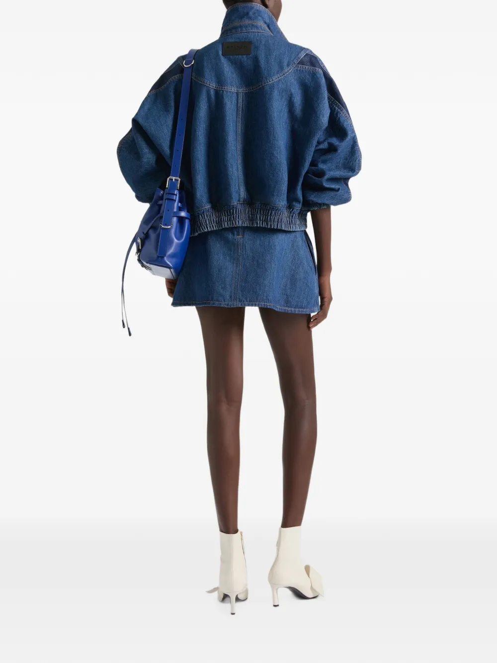 Givenchy Cocoon denim mini-rok Blauw