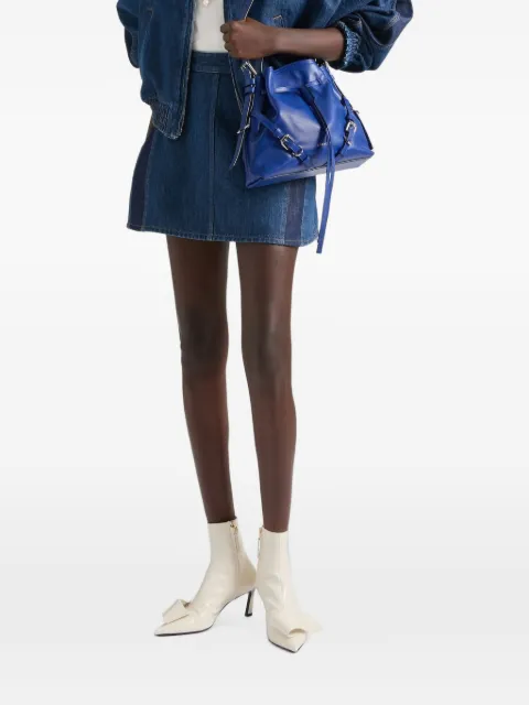 Givenchy panelled A-line mini skirt