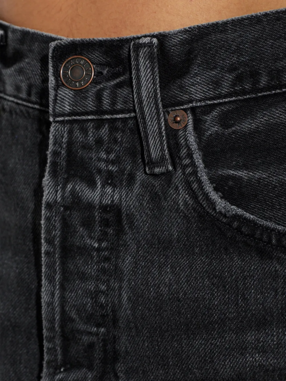 AGOLDE High-waist jeans Zwart