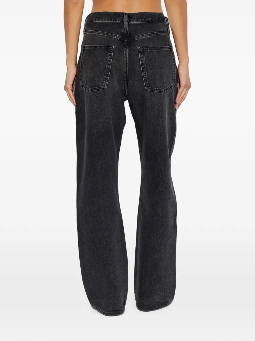 AGOLDE High-waist jeans Zwart