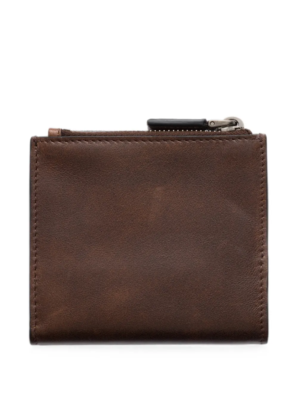 Prada Small Leather Wallet | Brown | FARFETCH