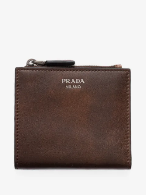 Prada small leather wallet