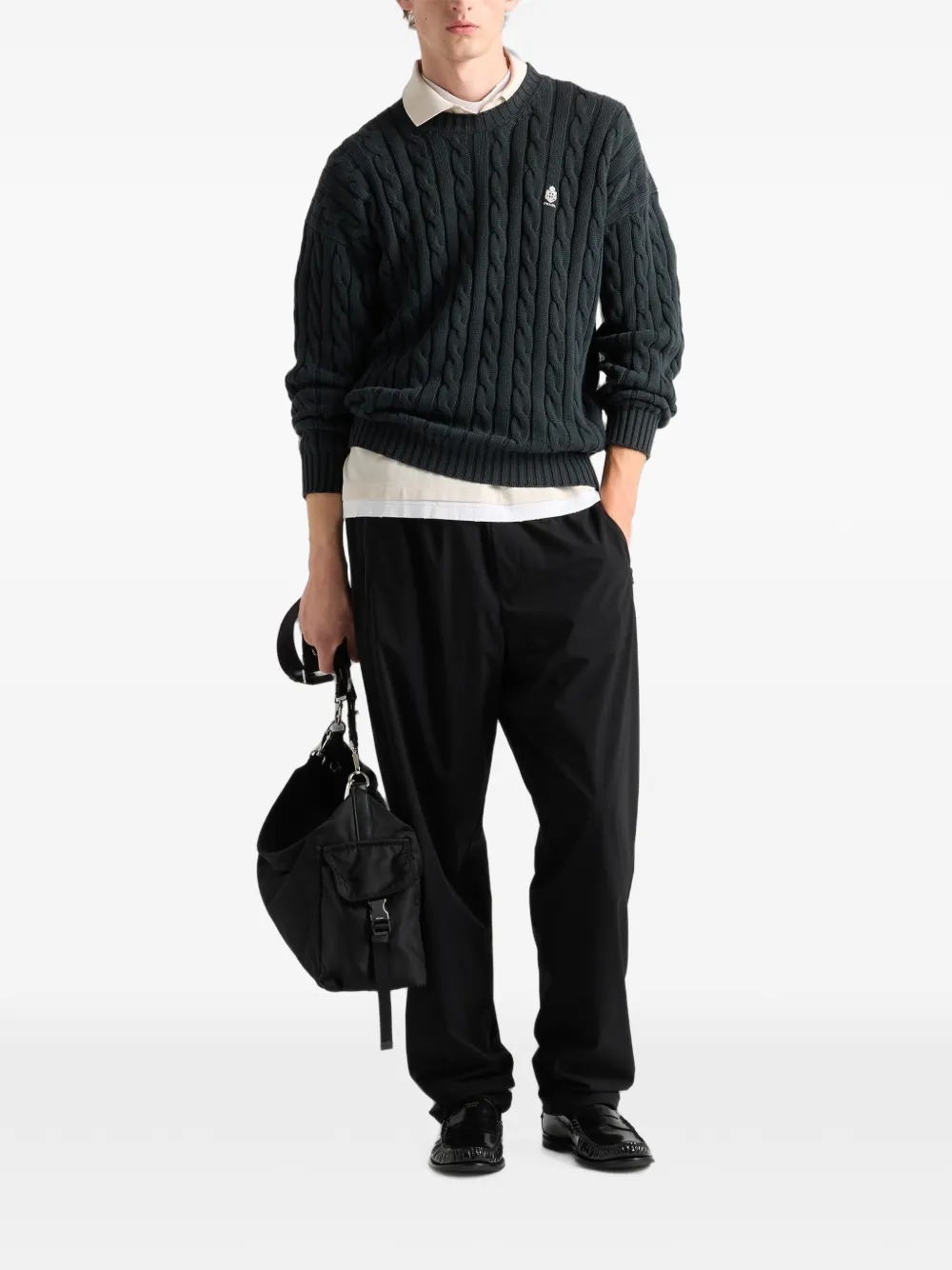 Prada Re-nylon broek Zwart