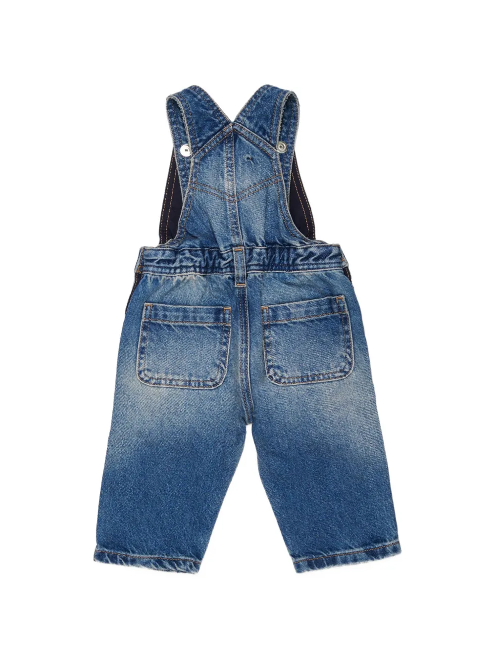 Diesel Kids Denim tuinbroek Blauw