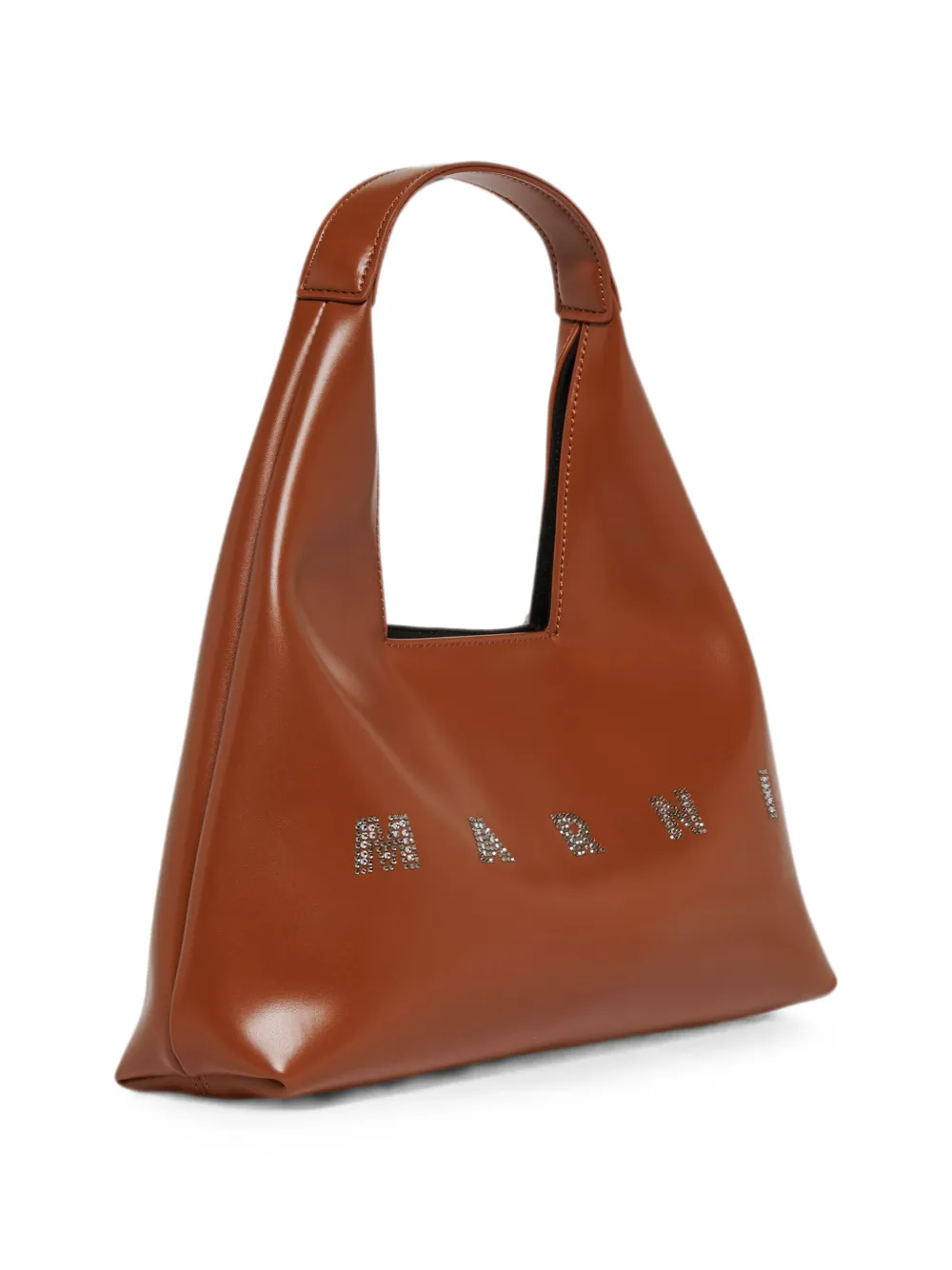 Marni Kids Schoudertas met logo Bruin