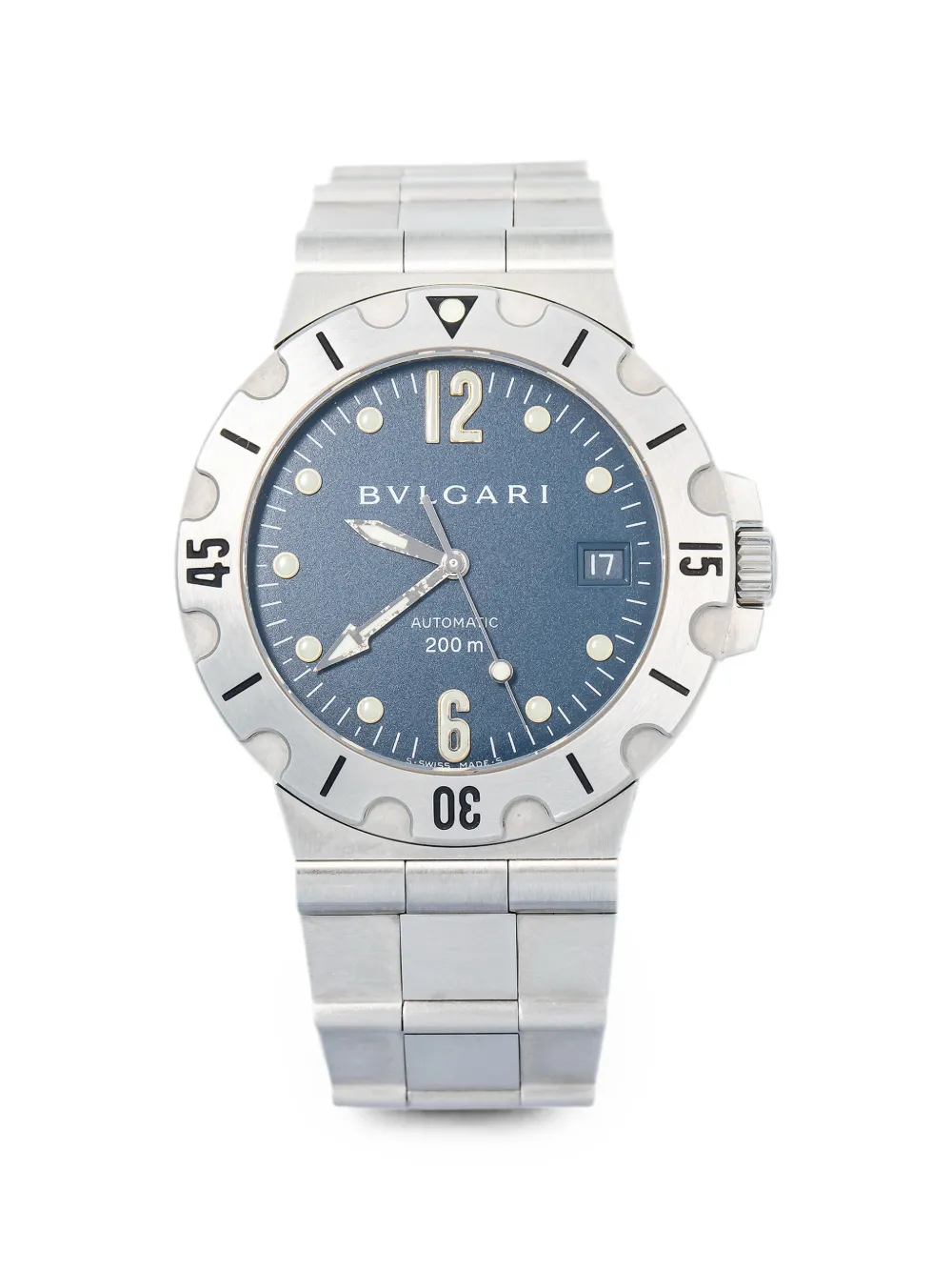 Bvlgari Pre-Owned Diagono Scuba 38mm watch - Blau