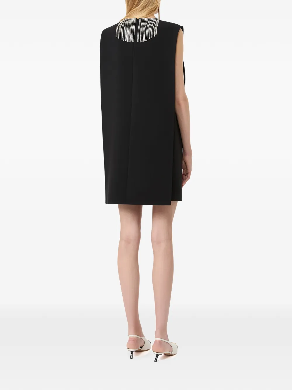 Sportmax Festoso jurk verfraaid met kristallen Zwart