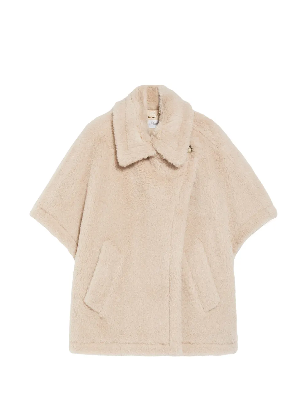 Max Mara Kurzärmelige Teddy Jacke - Nude