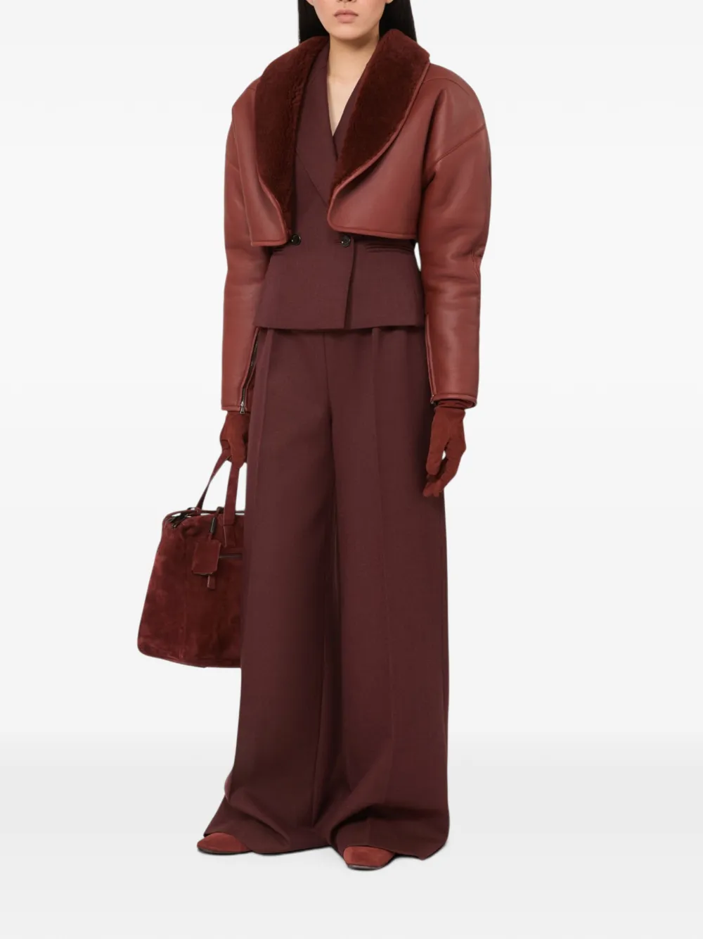 Max Mara Salom broek met trekkoord Rood