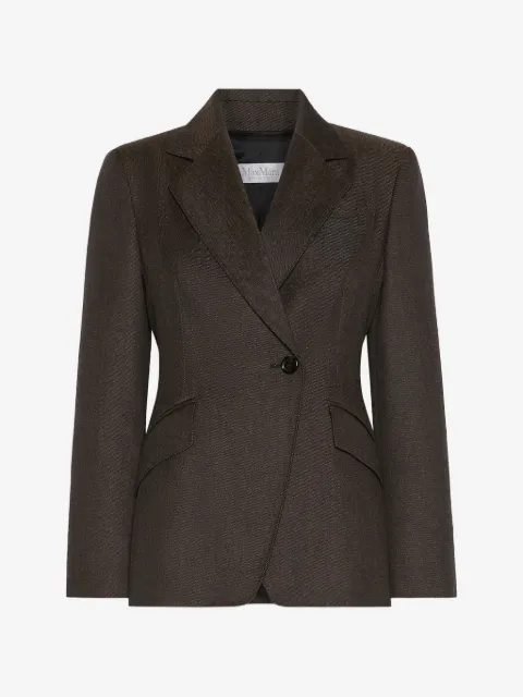 Max Mara blazer de lana con botones
