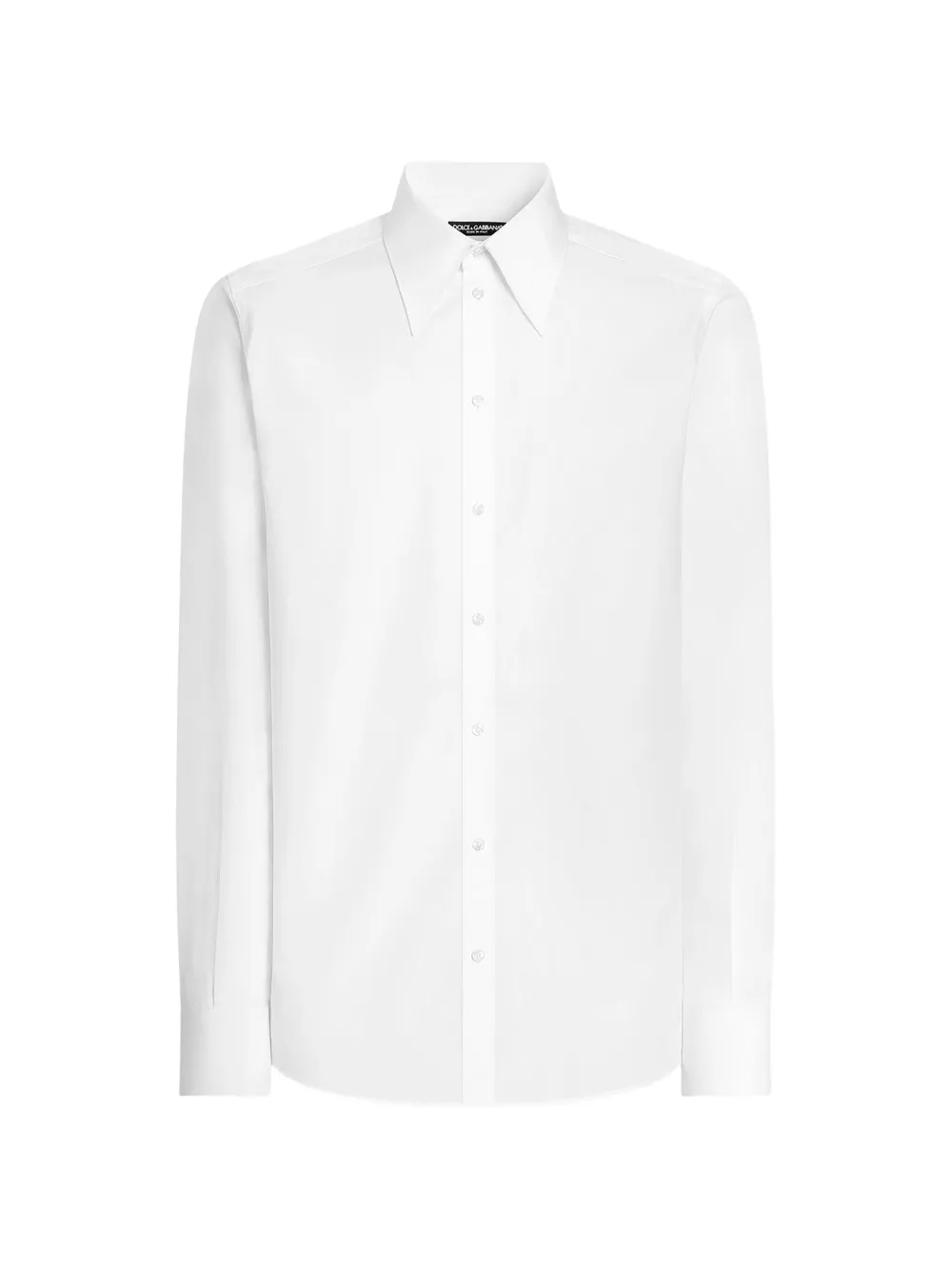 Dolce & Gabbana Overhemd met puntige kraag Wit