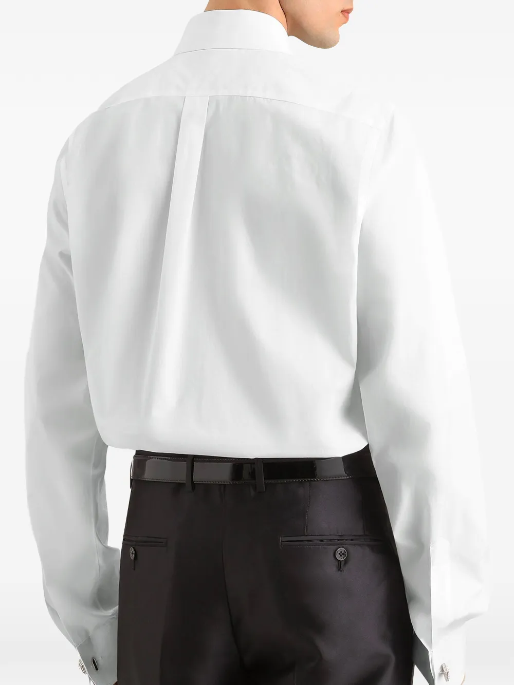Dolce & Gabbana Overhemd met puntige kraag Wit