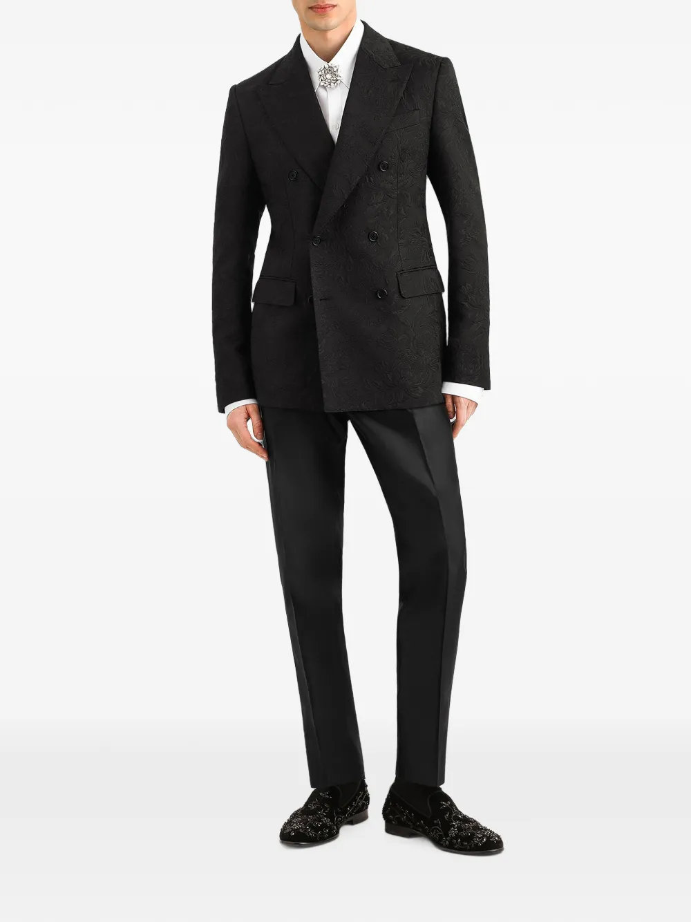 Dolce & Gabbana Overhemd met puntige kraag Wit