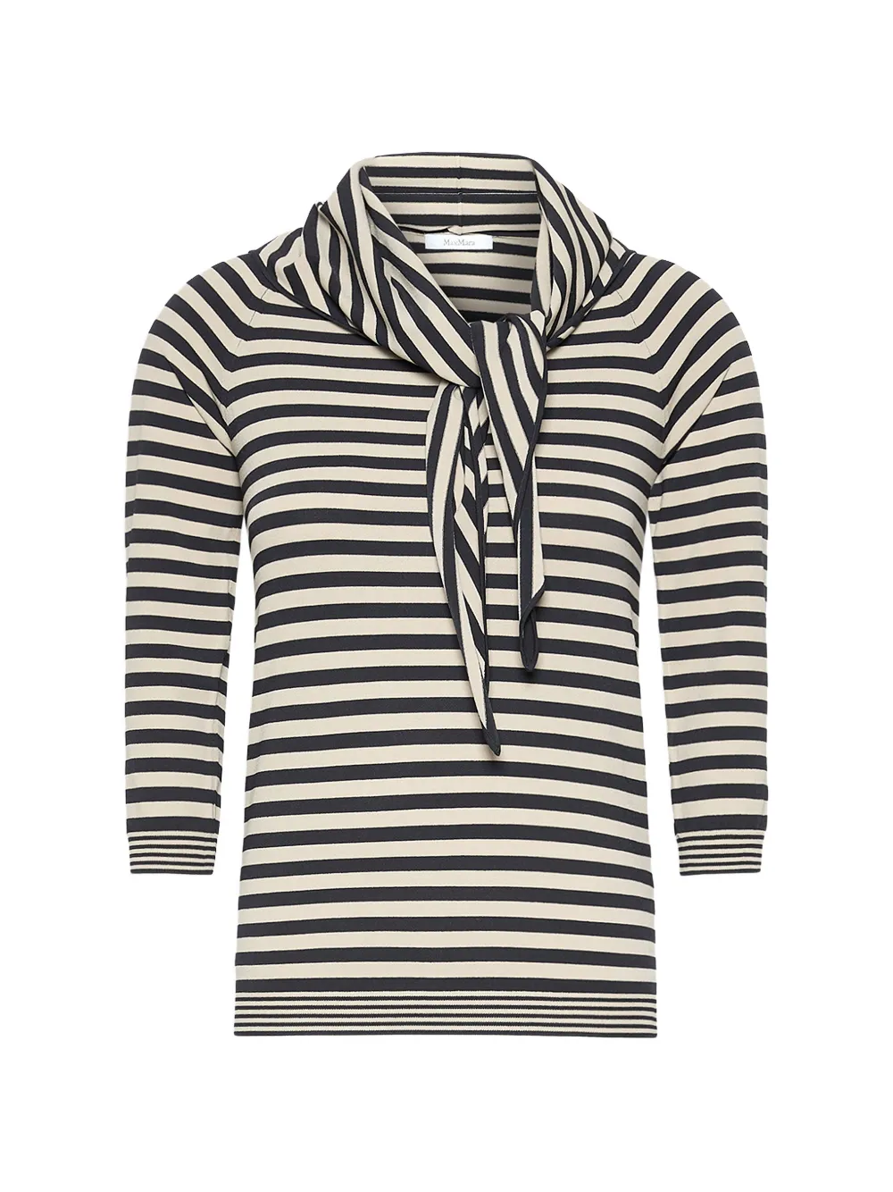 Max Mara Top a righe - Nero
