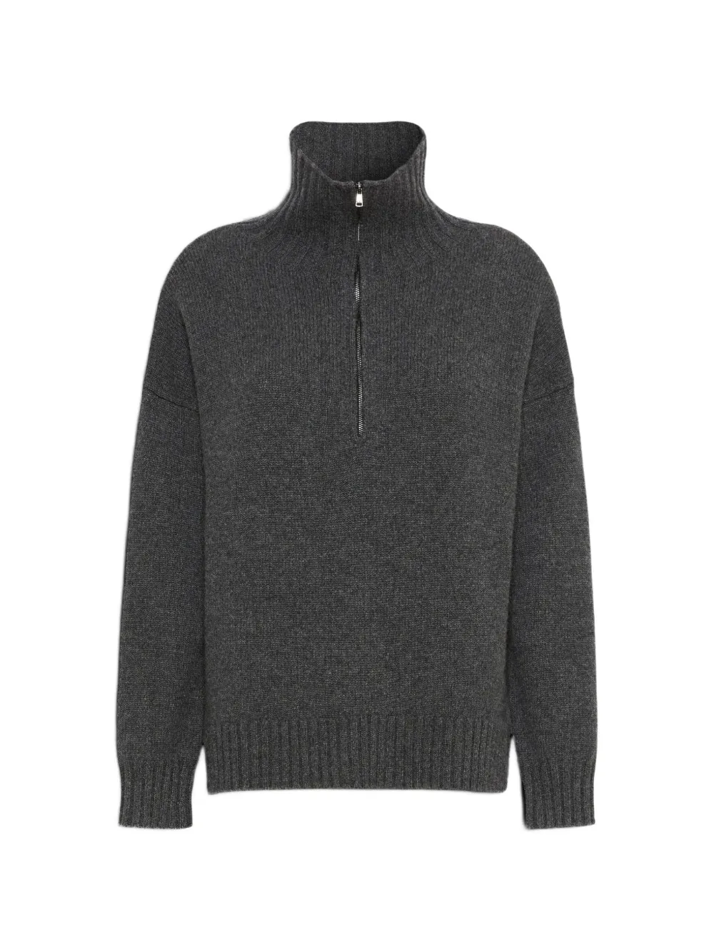 Max Mara Maglione con zip - Grigio