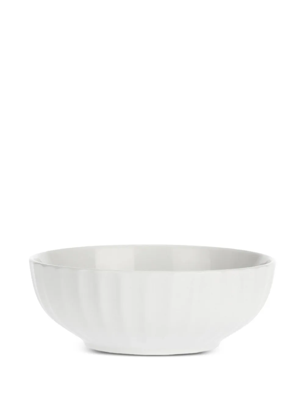 LA PORCELLANA BIANCA Pieve fluted salad bowl - Weiß