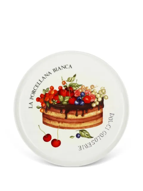 LA PORCELLANA BIANCA Goloserie cake plate