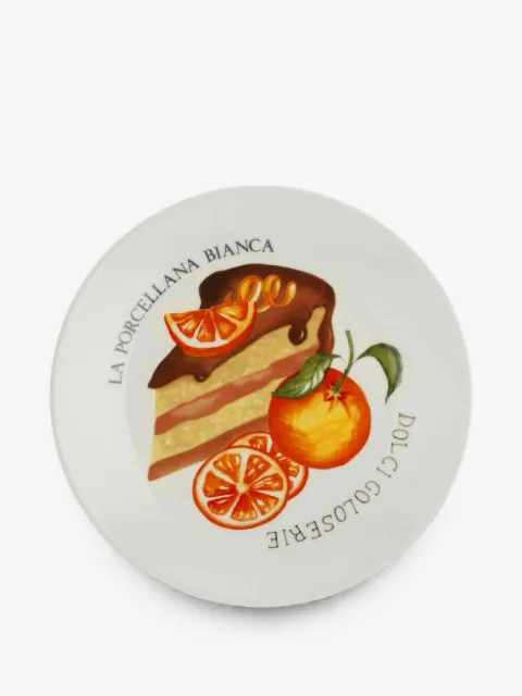 LA PORCELLANA BIANCA Goloserie dessert plates (set of six)