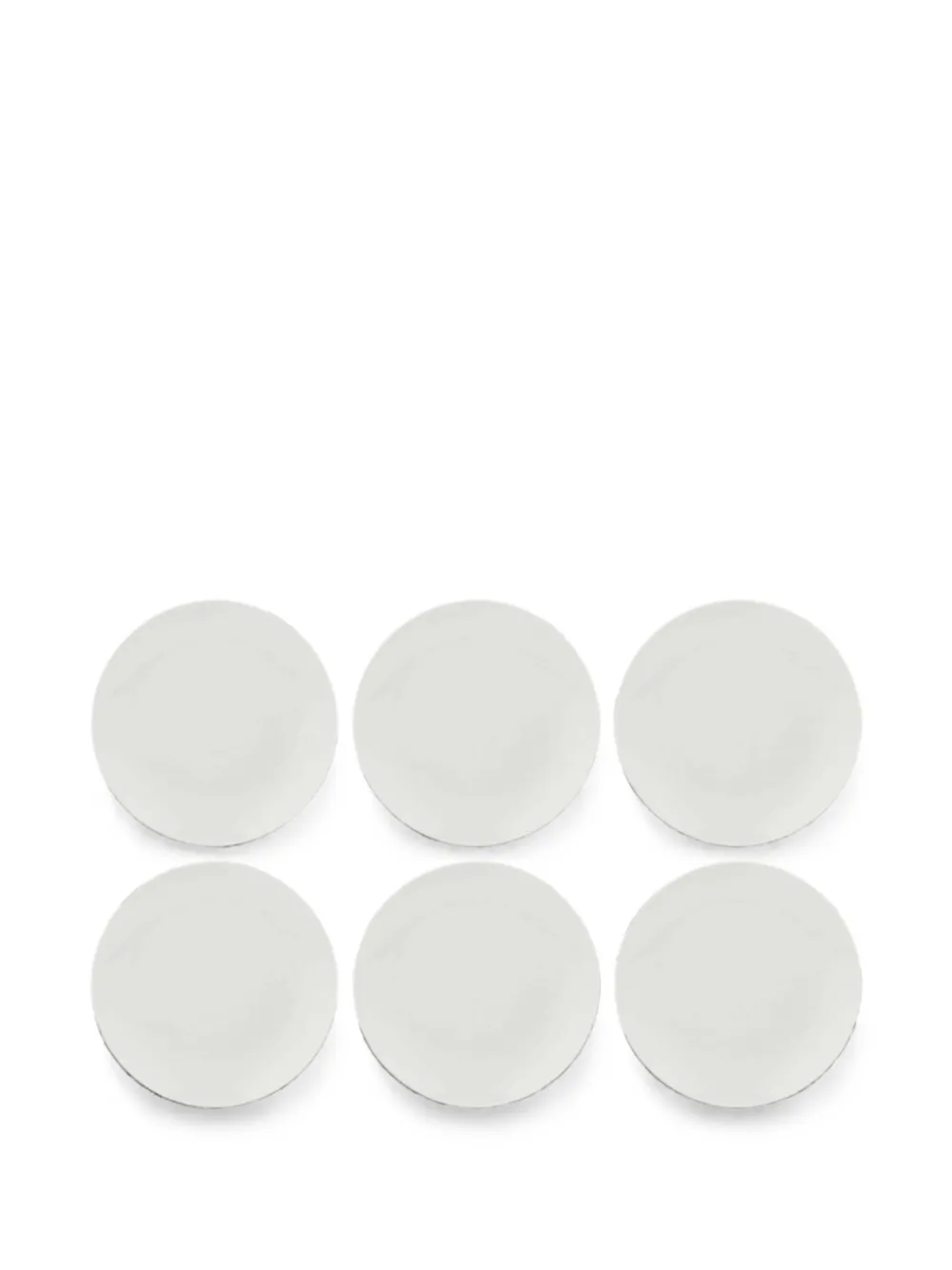 LA PORCELLANA BIANCA Essenziale dinner plates (set of six) - Bianco